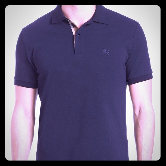 Nwt Burberry Oxford Cotton Pique Polo 
